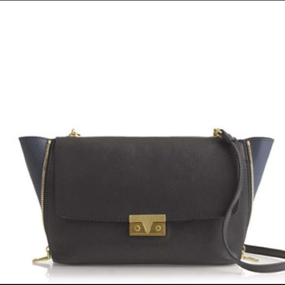 j.crew Goodwin leather colorblock crossbody purse